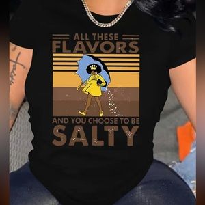 All These Flavors Print T-Shirt